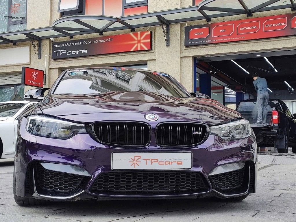 BMW M3 Competition Tím Ánh Kim tại TP Care Ocean Park
